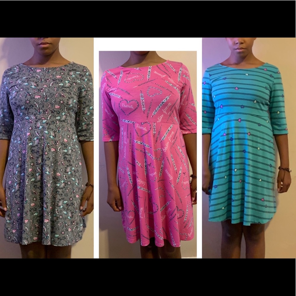 3 Girls  Dresses